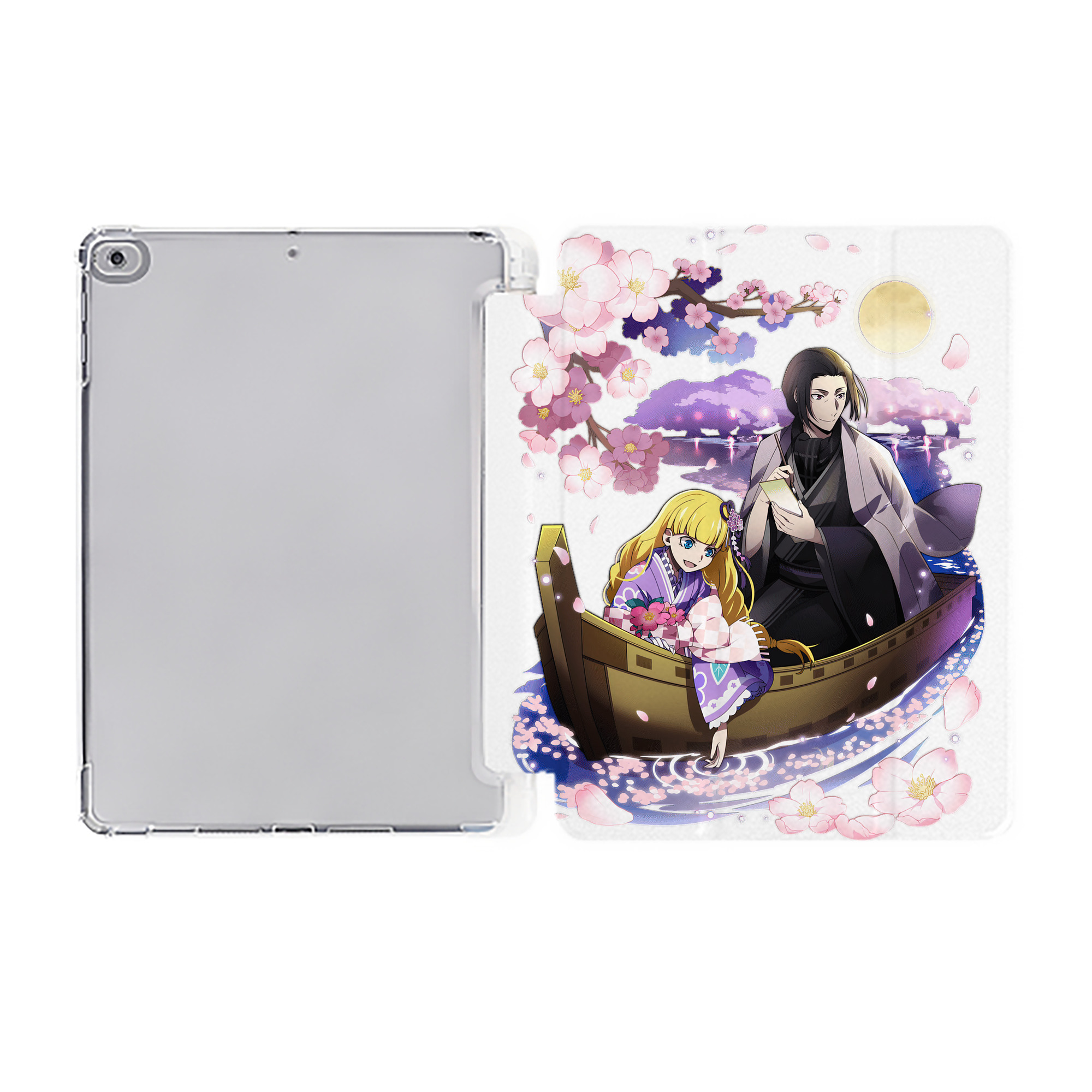 （画像用） 文豪ストレイドッグス Bungo Stray Dogs IPad ケース ペン収納付き 三つ折りスタンド PUレザー×シリコン 対応機種9.5/10.5/10.9インチ